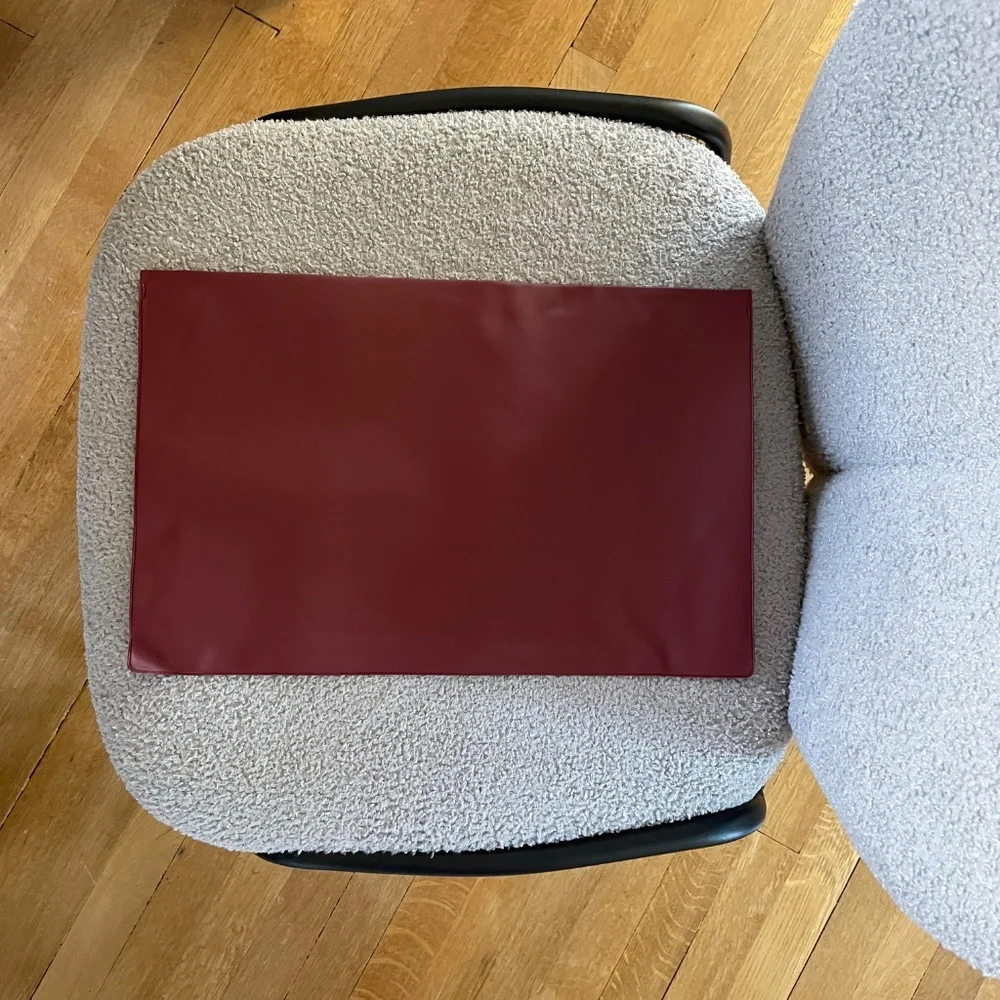 Montana Maroon Plastic Document Holder